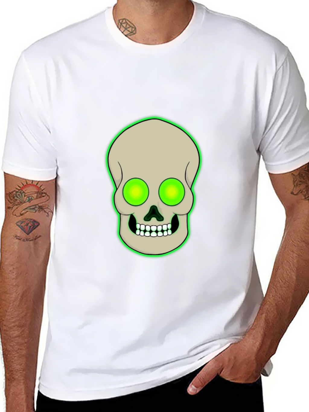 Cool Skull Graphic T-Shirt
