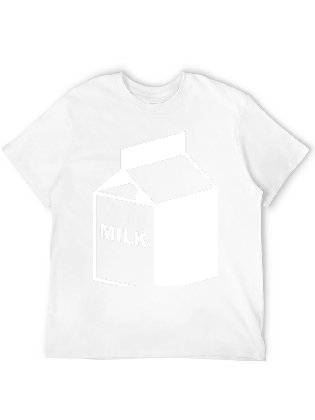 Black Milk Graphic Tee - Cool Cartoon Shirt