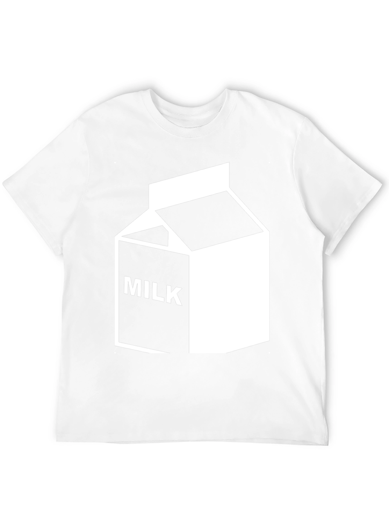 Black Milk Graphic Tee - Cool Cartoon Shirt