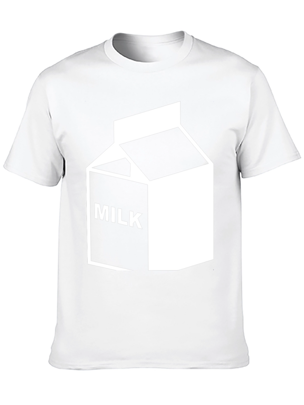 Black Milk Graphic Tee - Cool Cartoon Shirt
