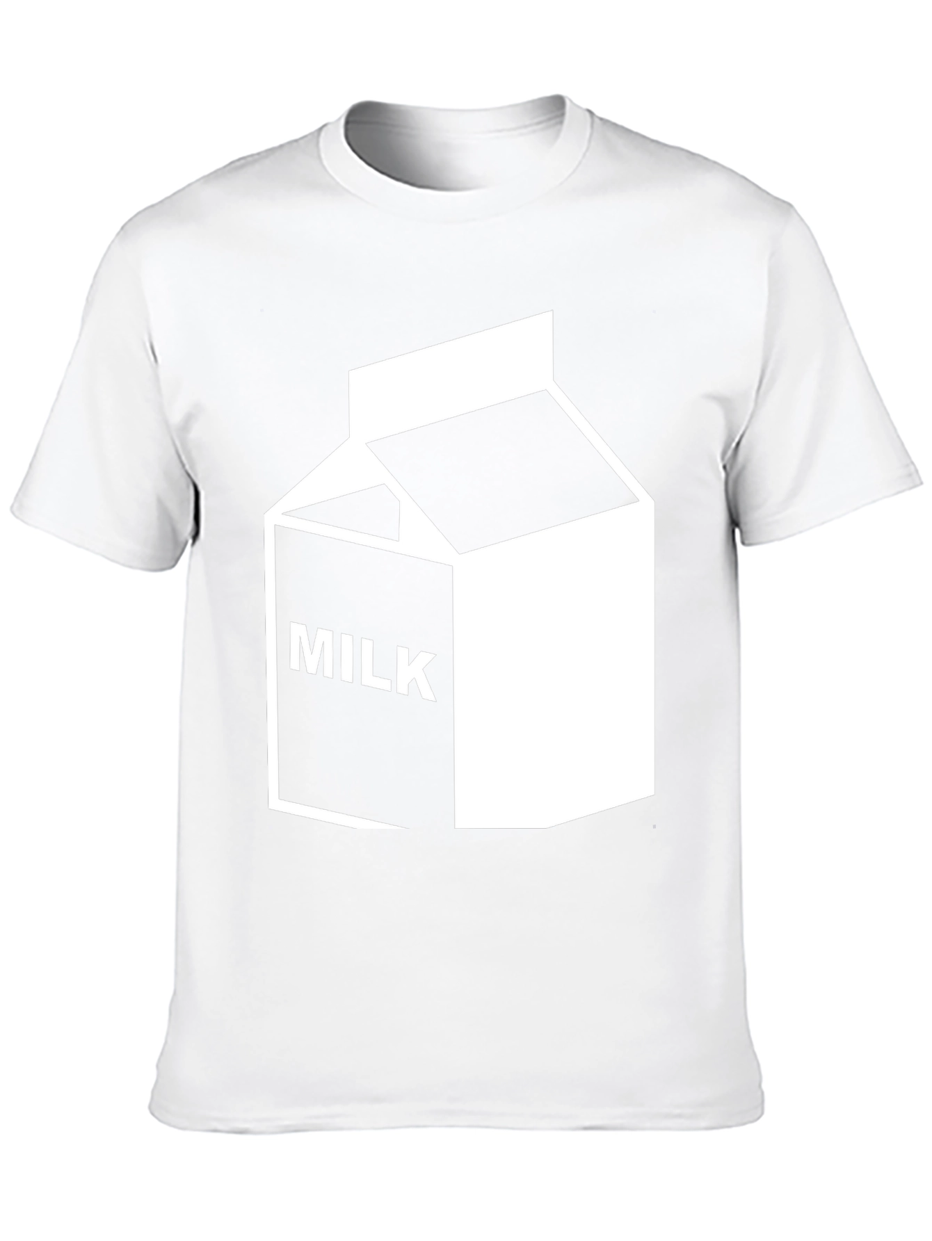 Black Milk Graphic Tee - Cool Cartoon Shirt
