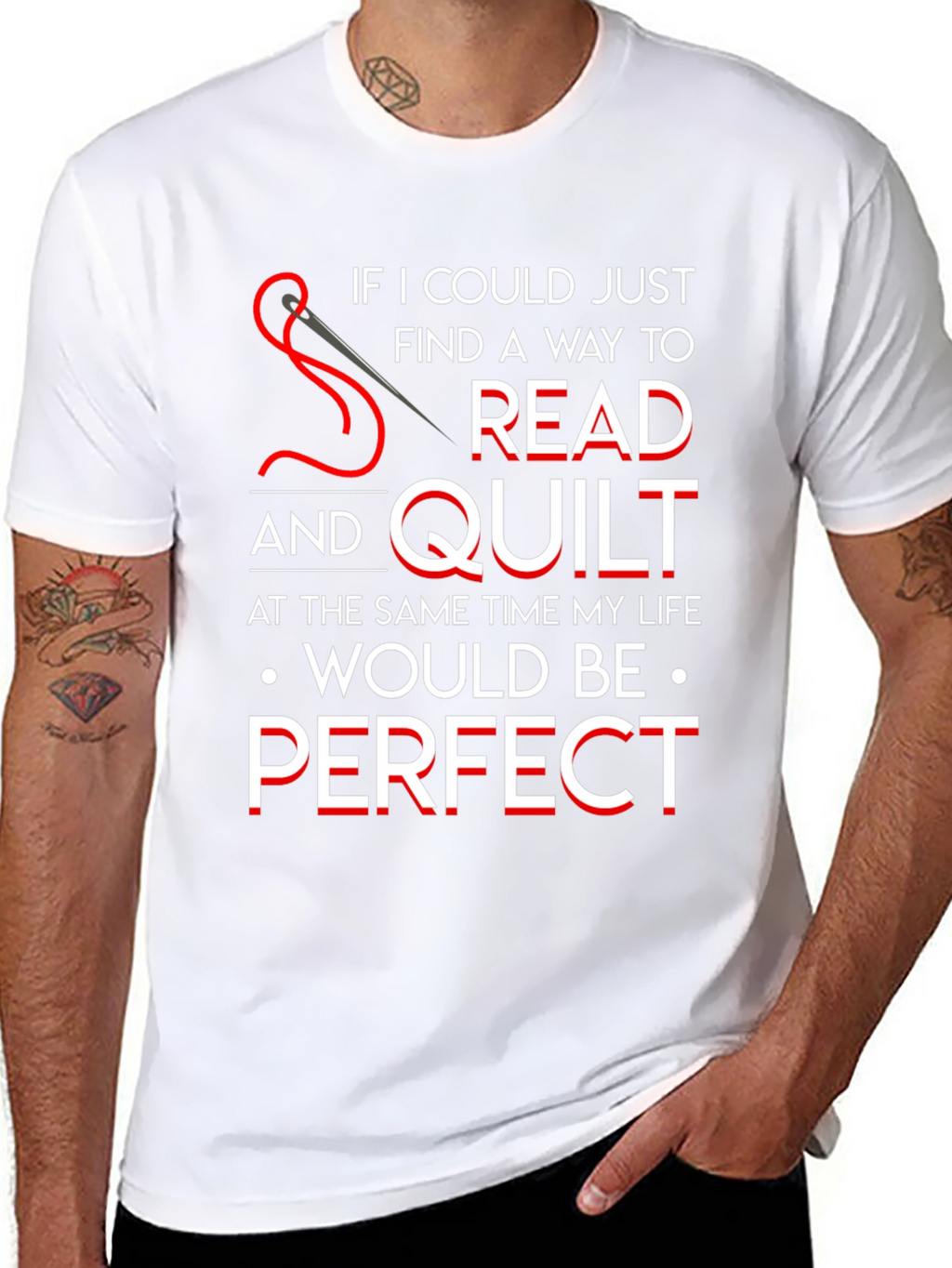 Read and Quilt Perfect T-Shirt