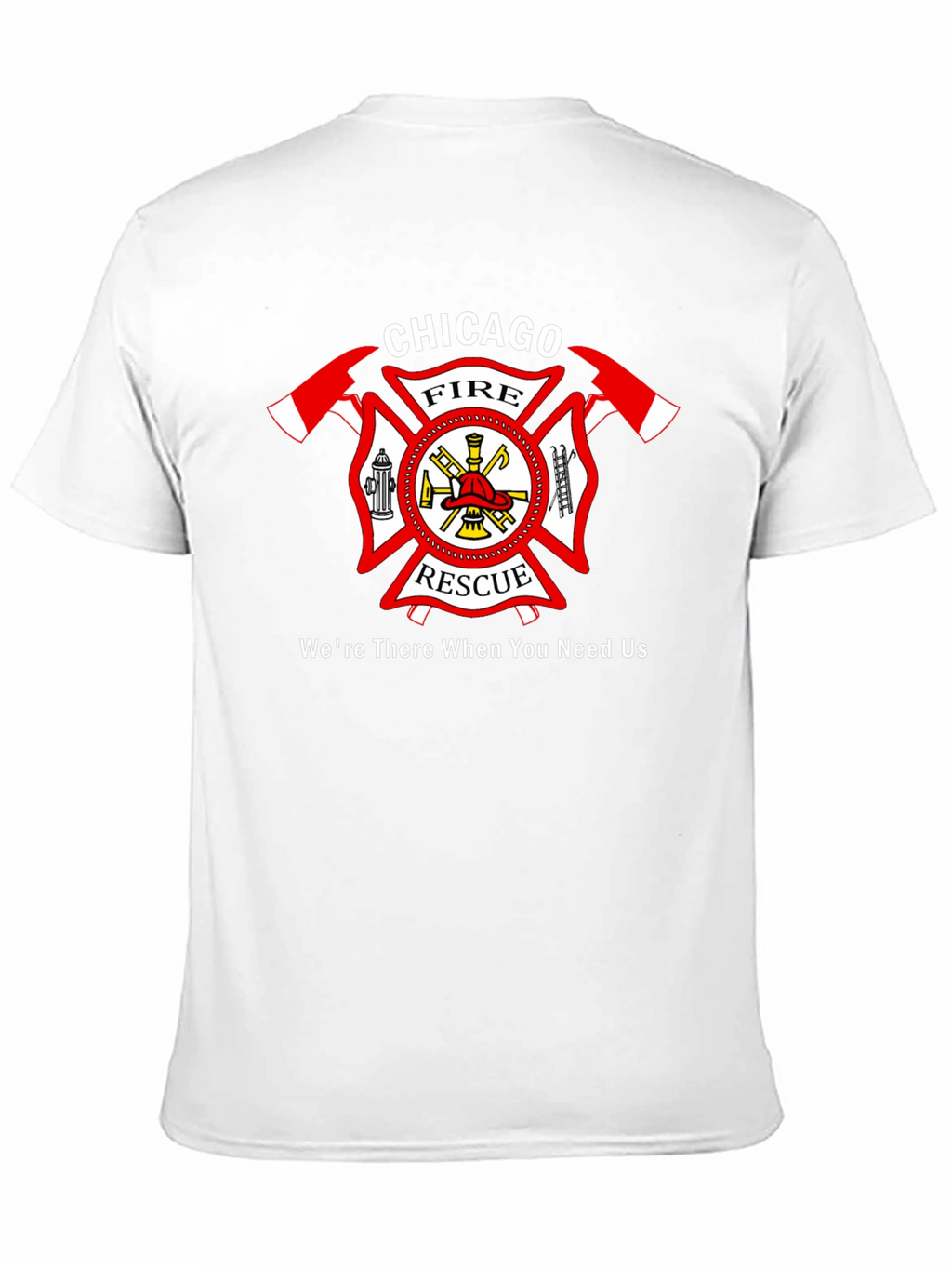 Chicago Fire Rescue Black T-Shirt