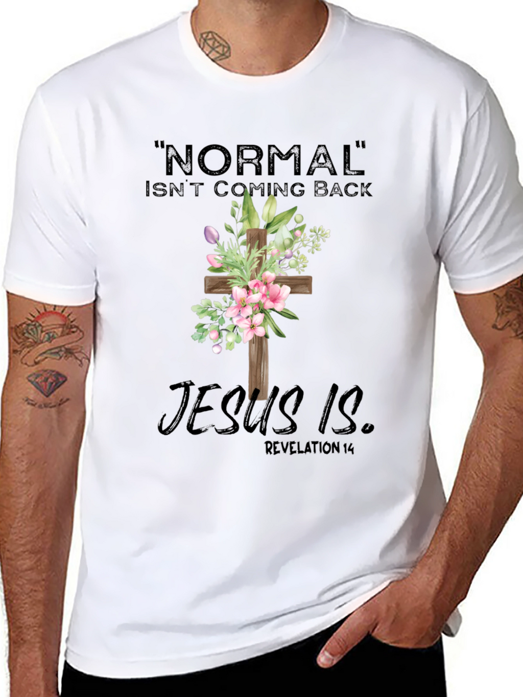 Normal Isnt Coming Back Jesus Is T-Shirt