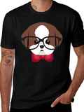 Cute Dog with Glasses T-Shirt