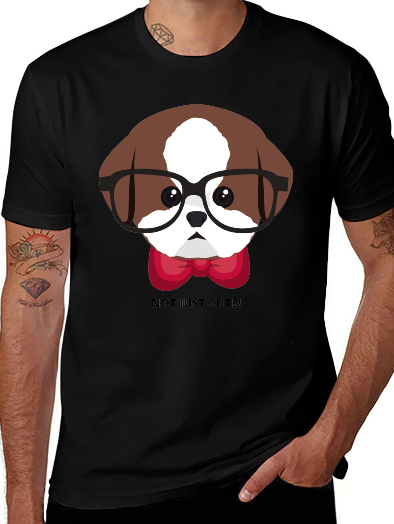 Cute Dog with Glasses T-Shirt