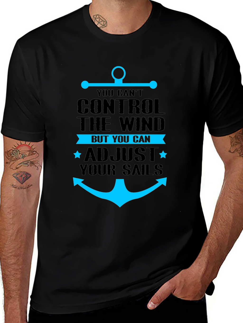 Anchor T-Shirt: Control Your Sails