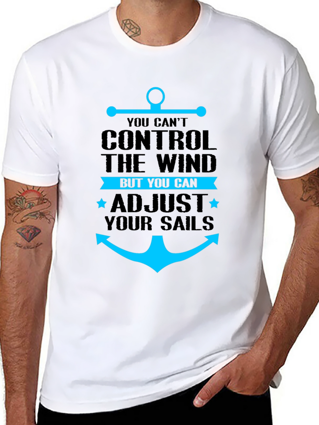 Anchor T-Shirt: Control Your Sails