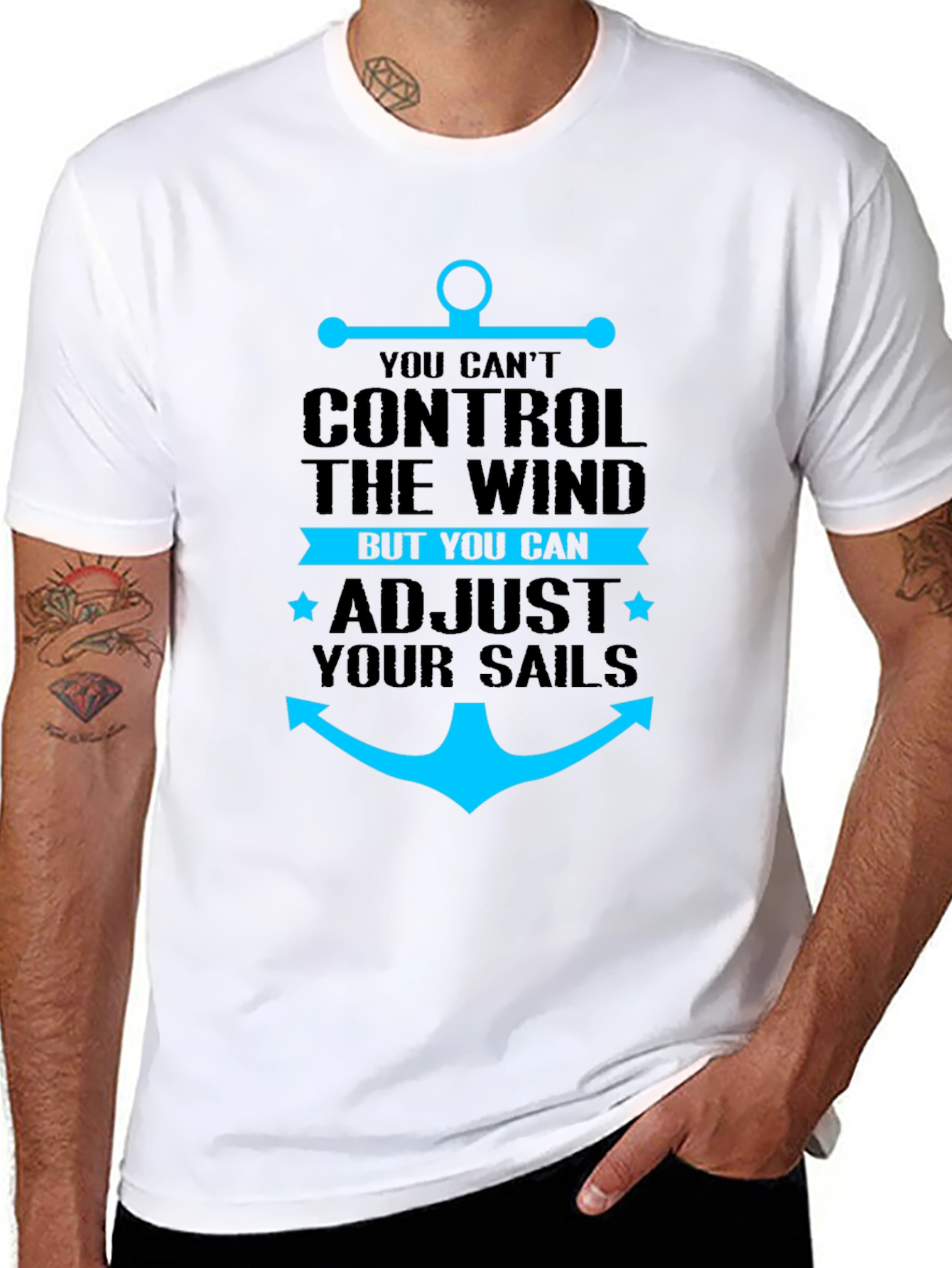 Anchor T-Shirt: Control Your Sails