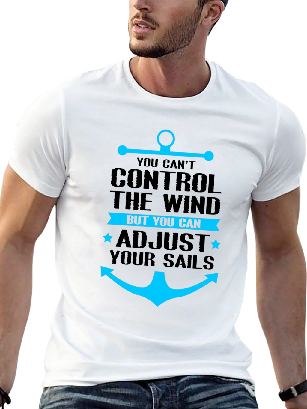 Anchor T-Shirt: Control Your Sails