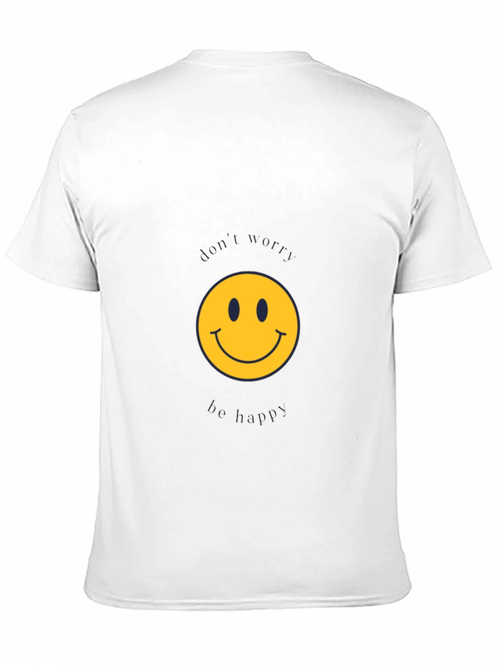 Dont Worry Be Happy Black T-Shirt