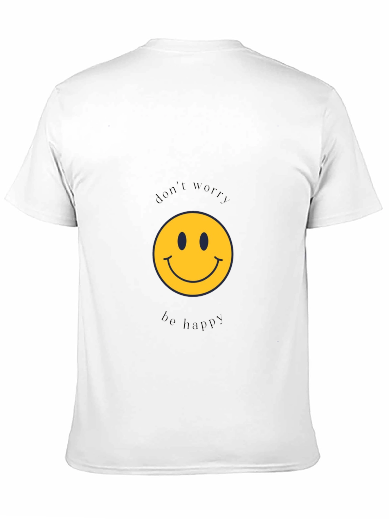 Dont Worry Be Happy Black T-Shirt