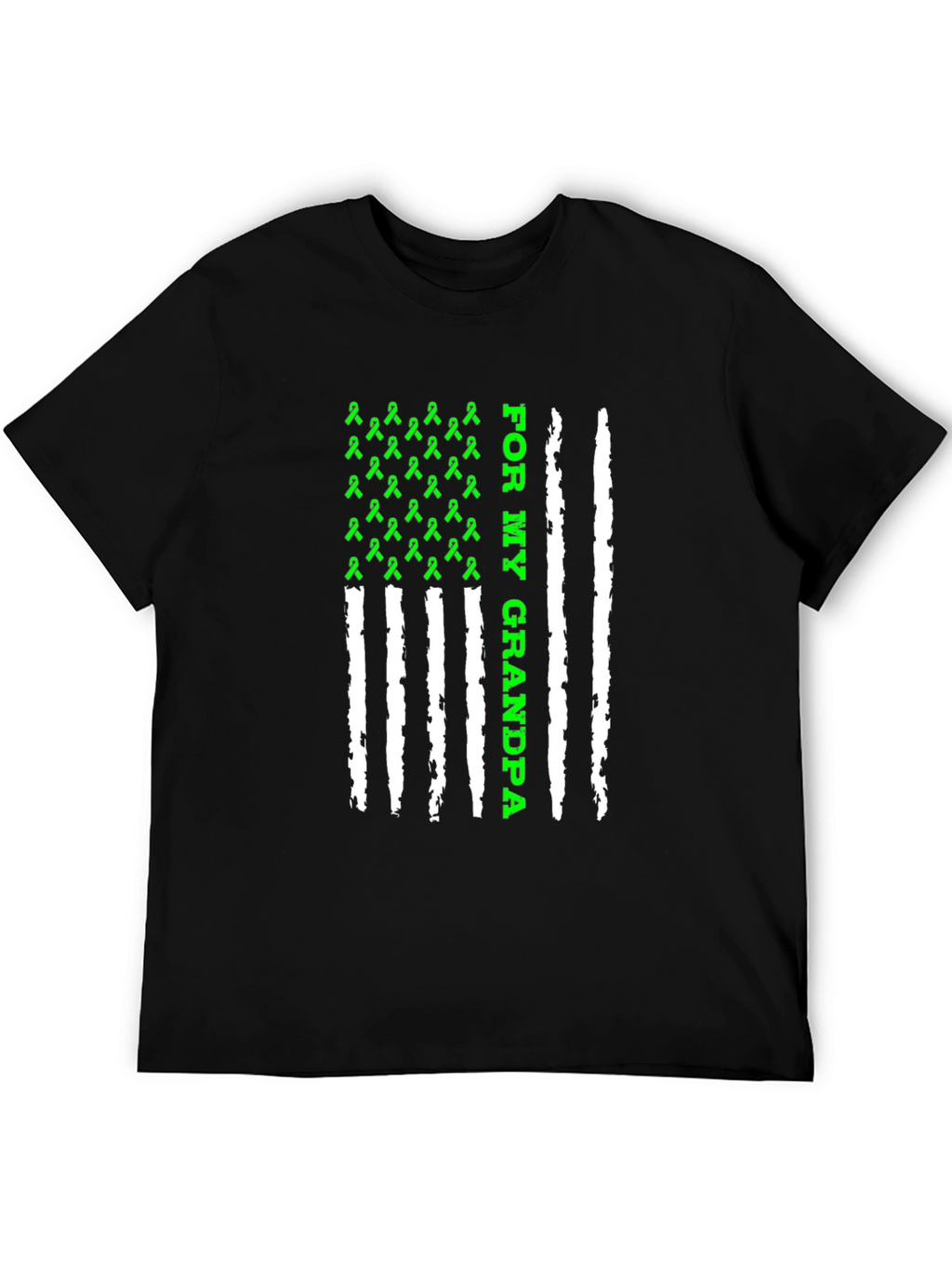 For My Grandpa Awareness Ribbon Graphic Tee