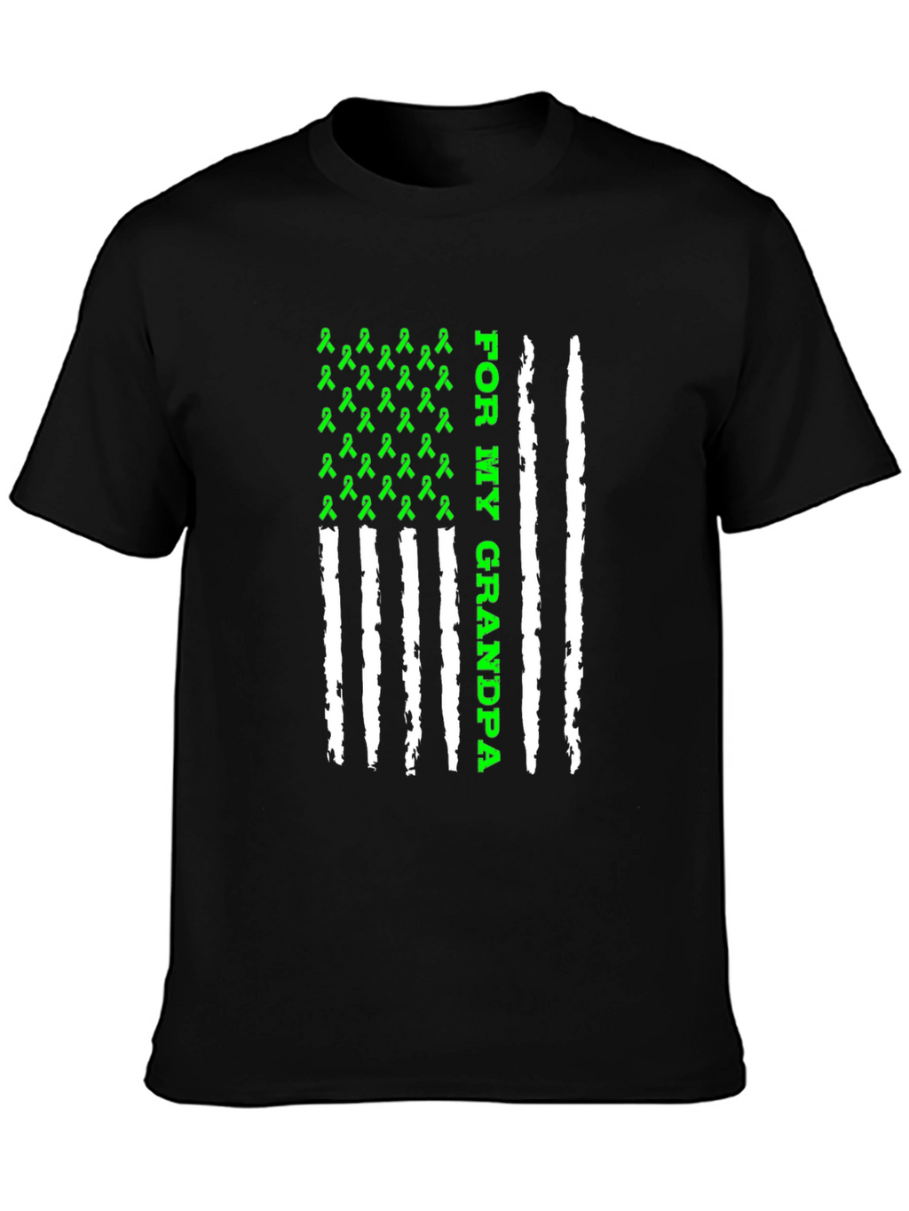 For My Grandpa Awareness Ribbon Graphic Tee