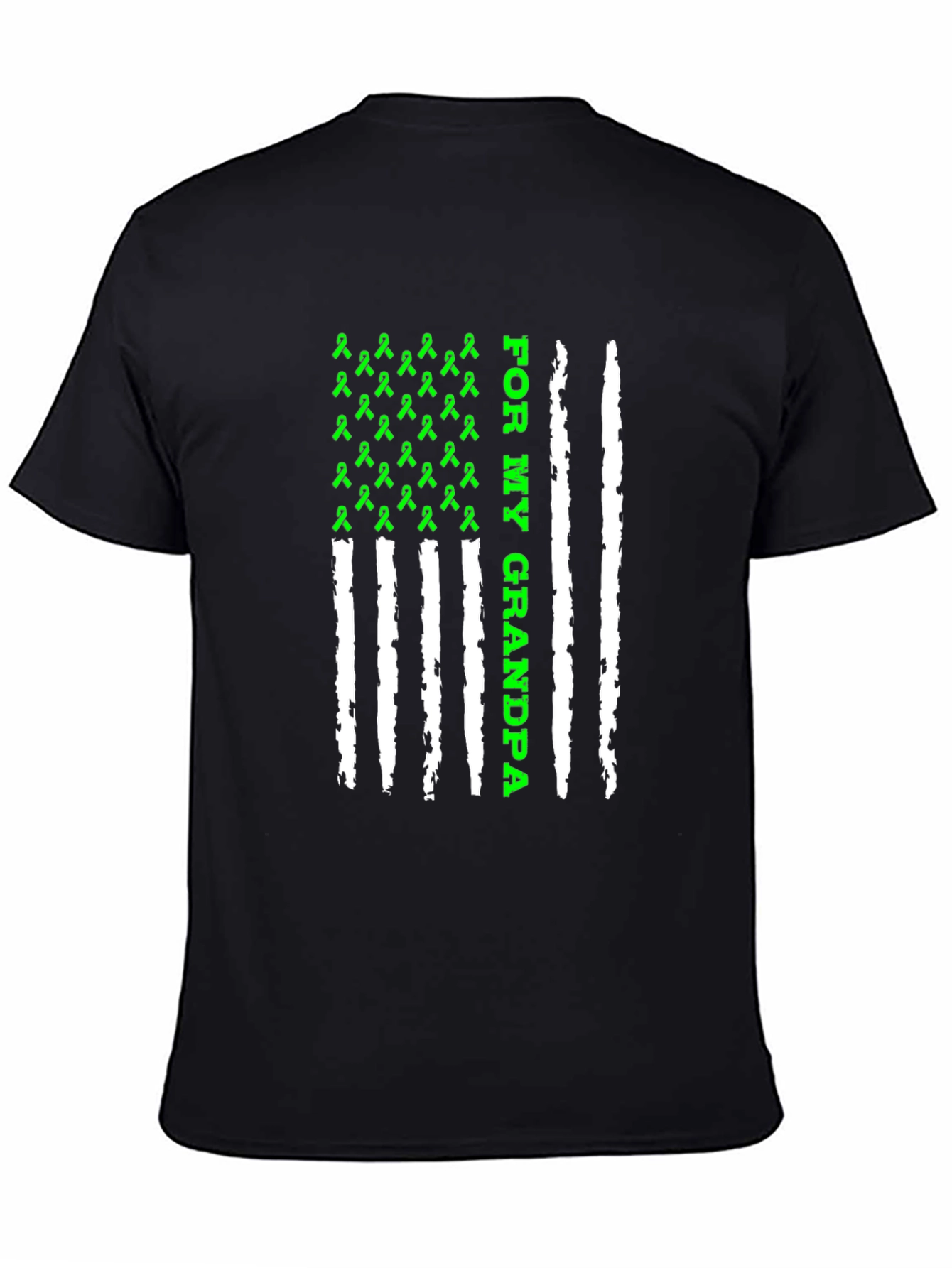 For My Grandpa Awareness Ribbon Graphic Tee