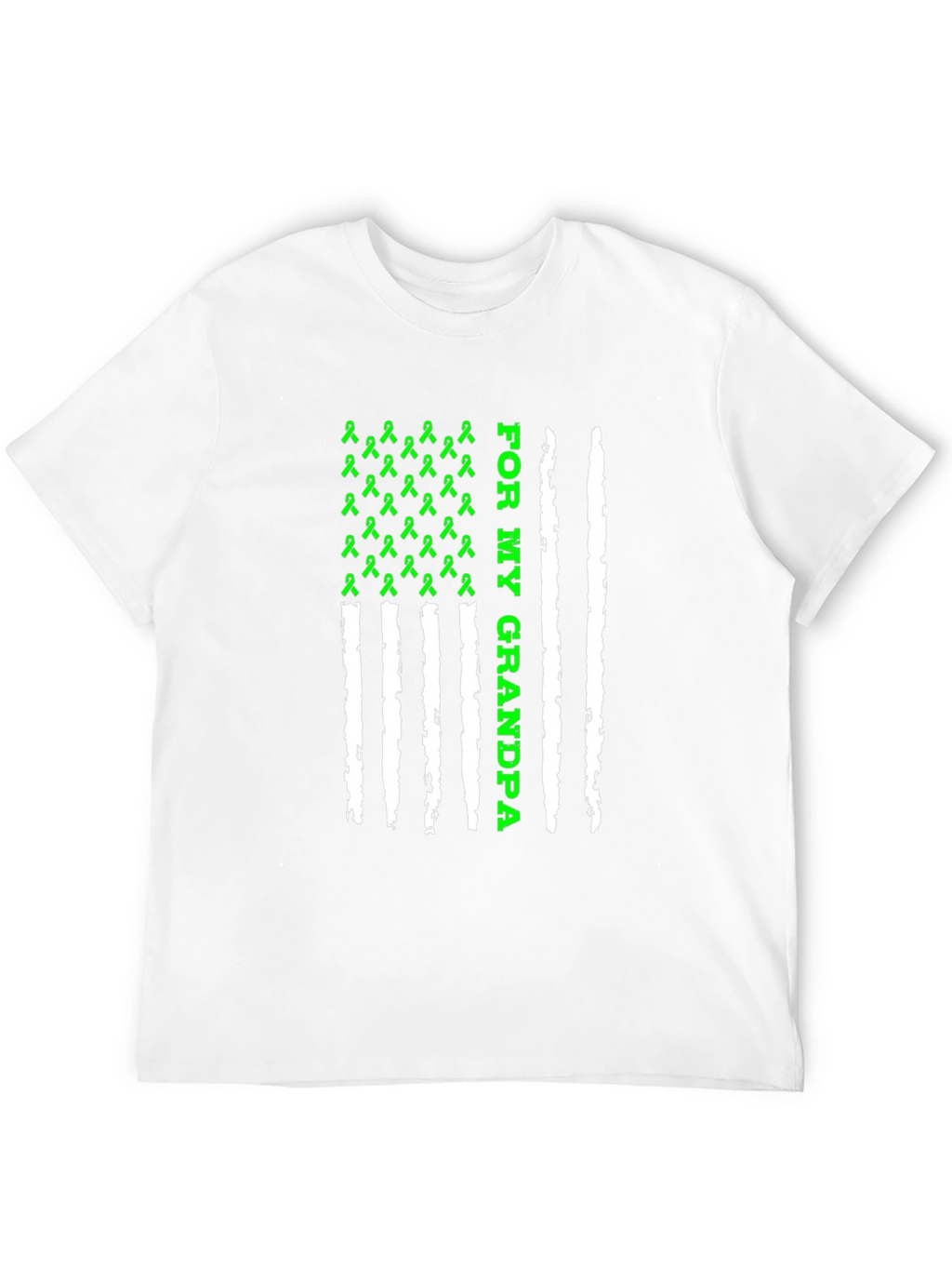 For My Grandpa Awareness Ribbon Graphic Tee