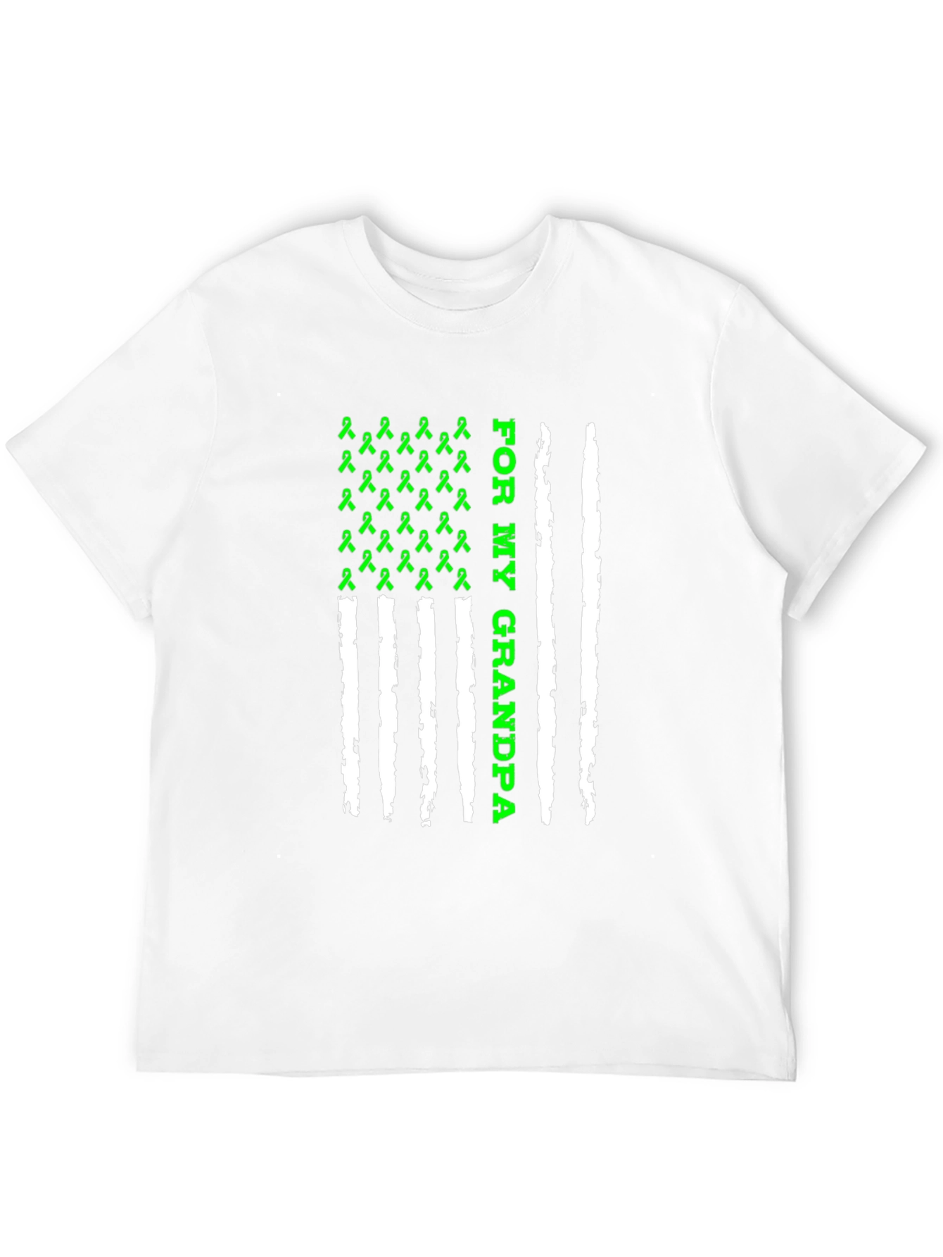 For My Grandpa Awareness Ribbon Graphic Tee