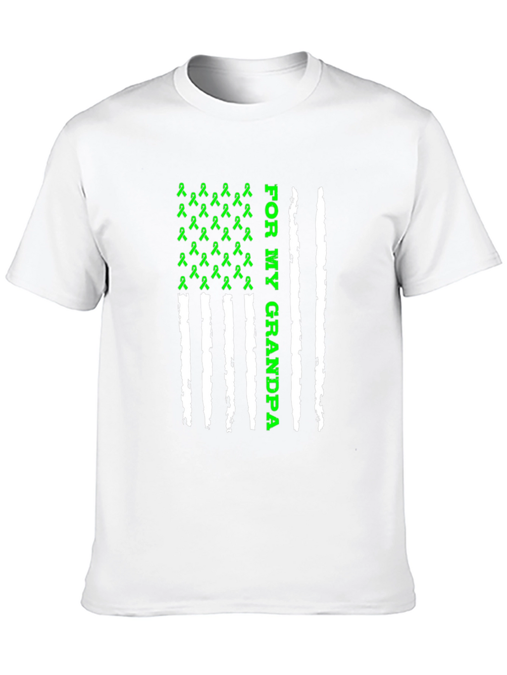 For My Grandpa Awareness Ribbon Graphic Tee