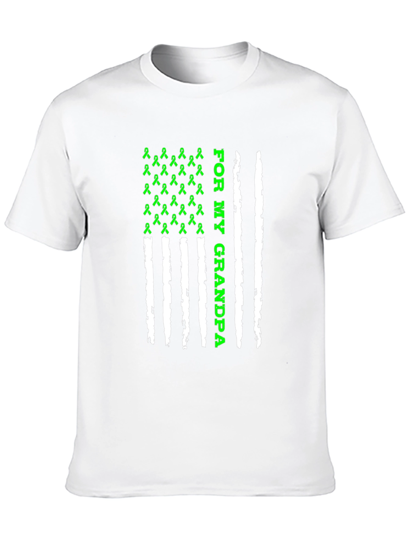 For My Grandpa Awareness Ribbon Graphic Tee