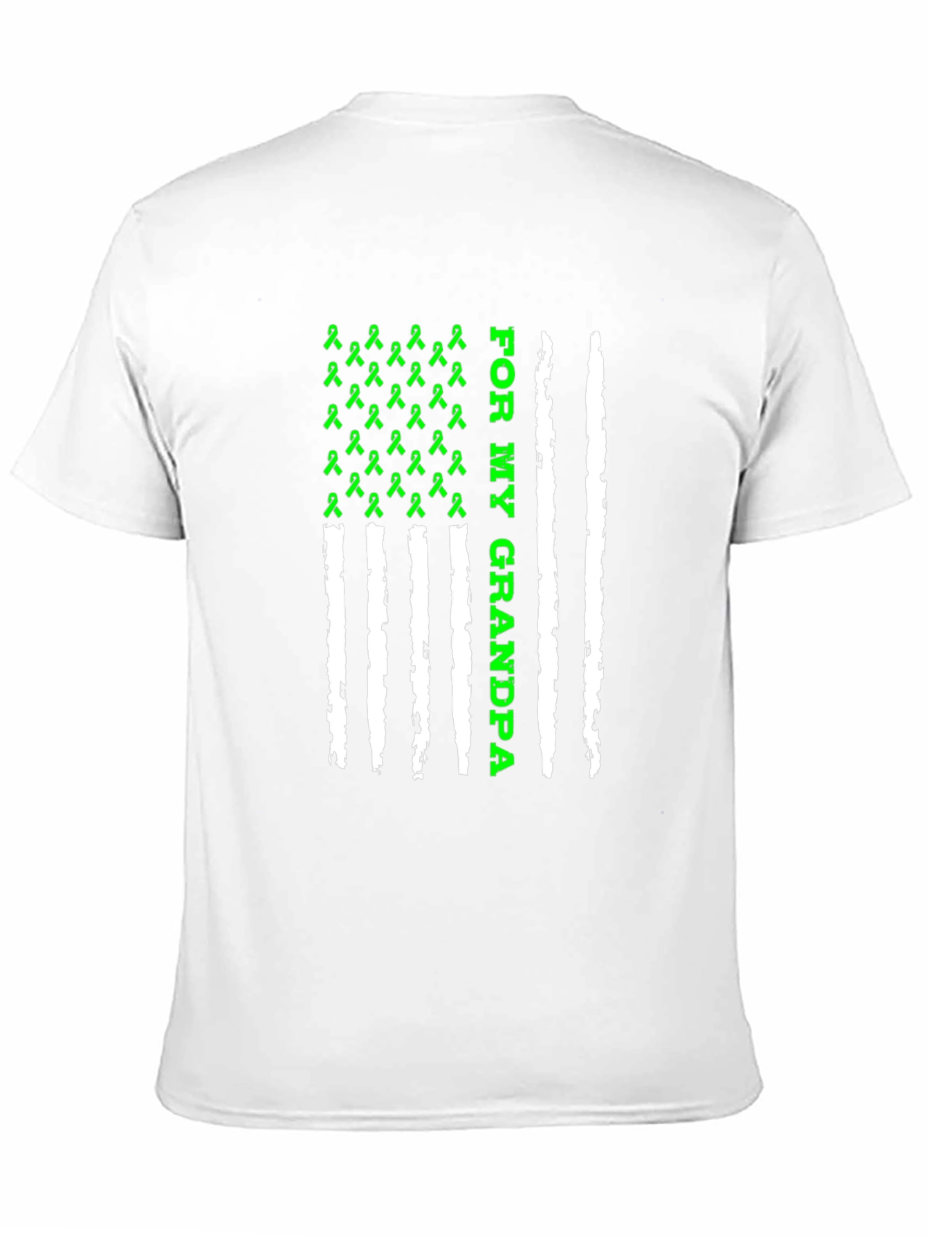 For My Grandpa Awareness Ribbon Graphic Tee