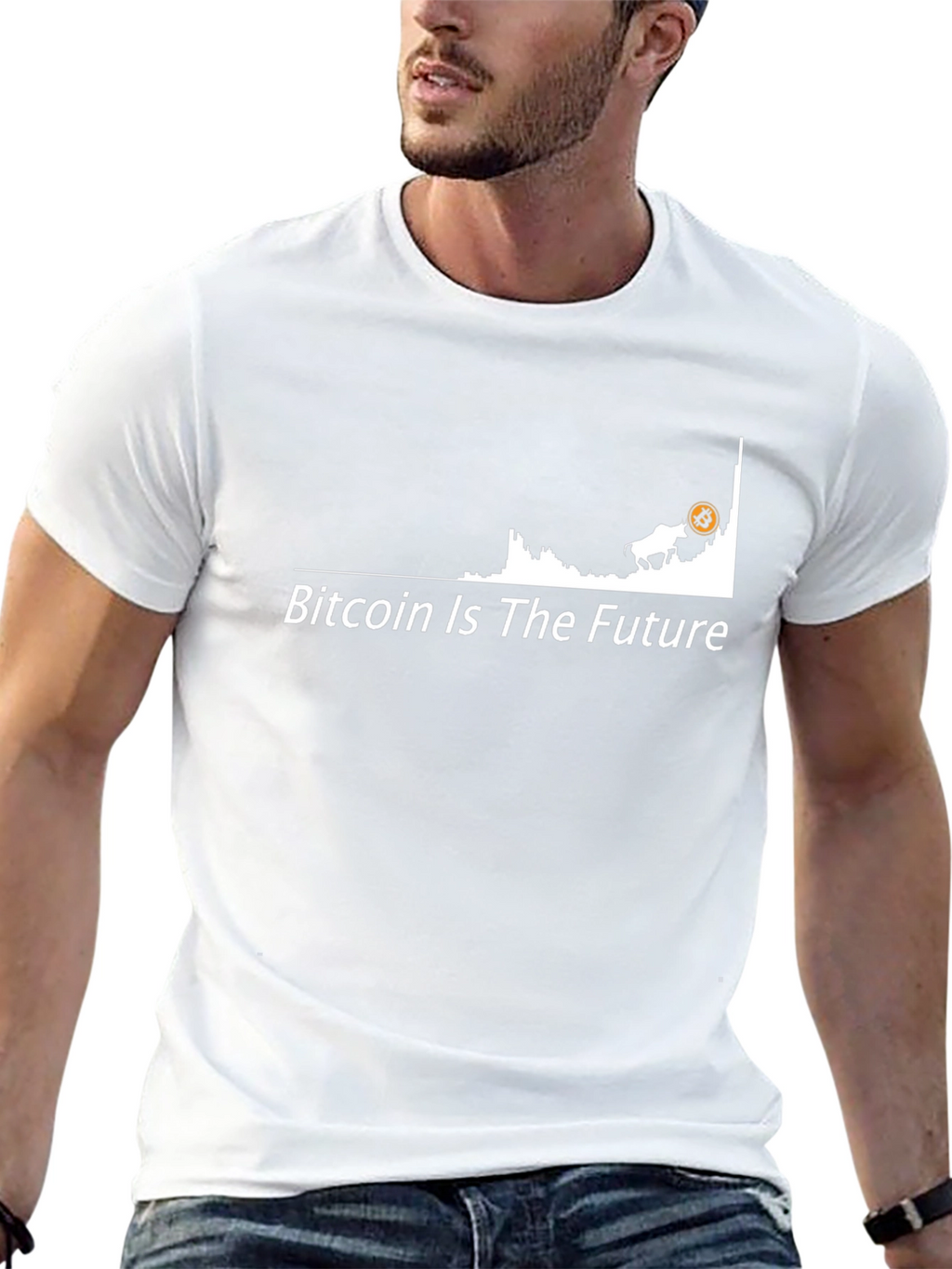 Bitcoin Is The Future Black T-Shirt