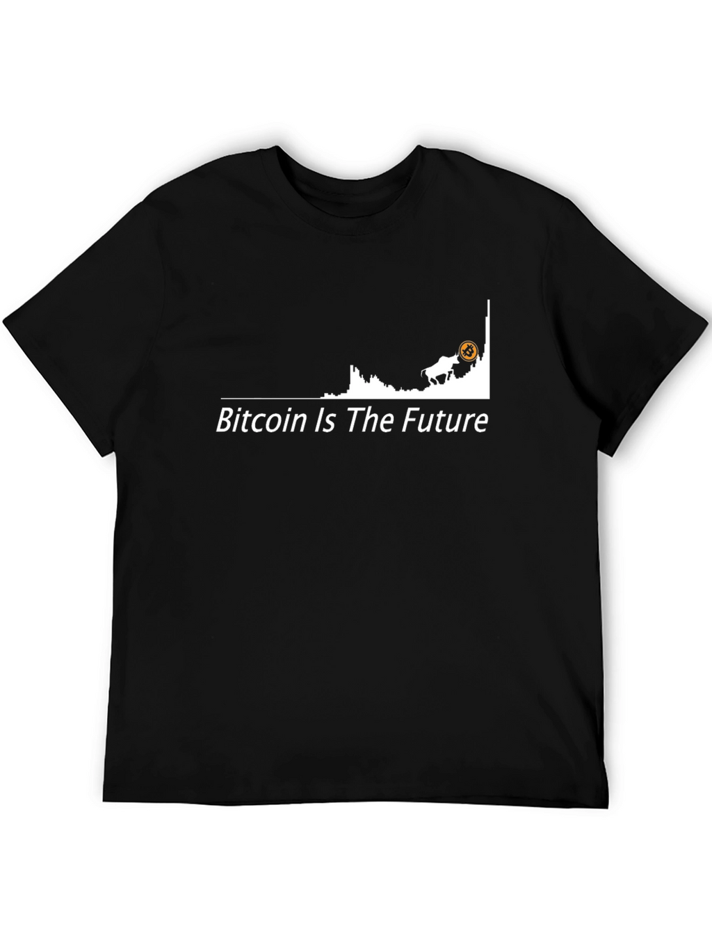 Bitcoin Is The Future Black T-Shirt