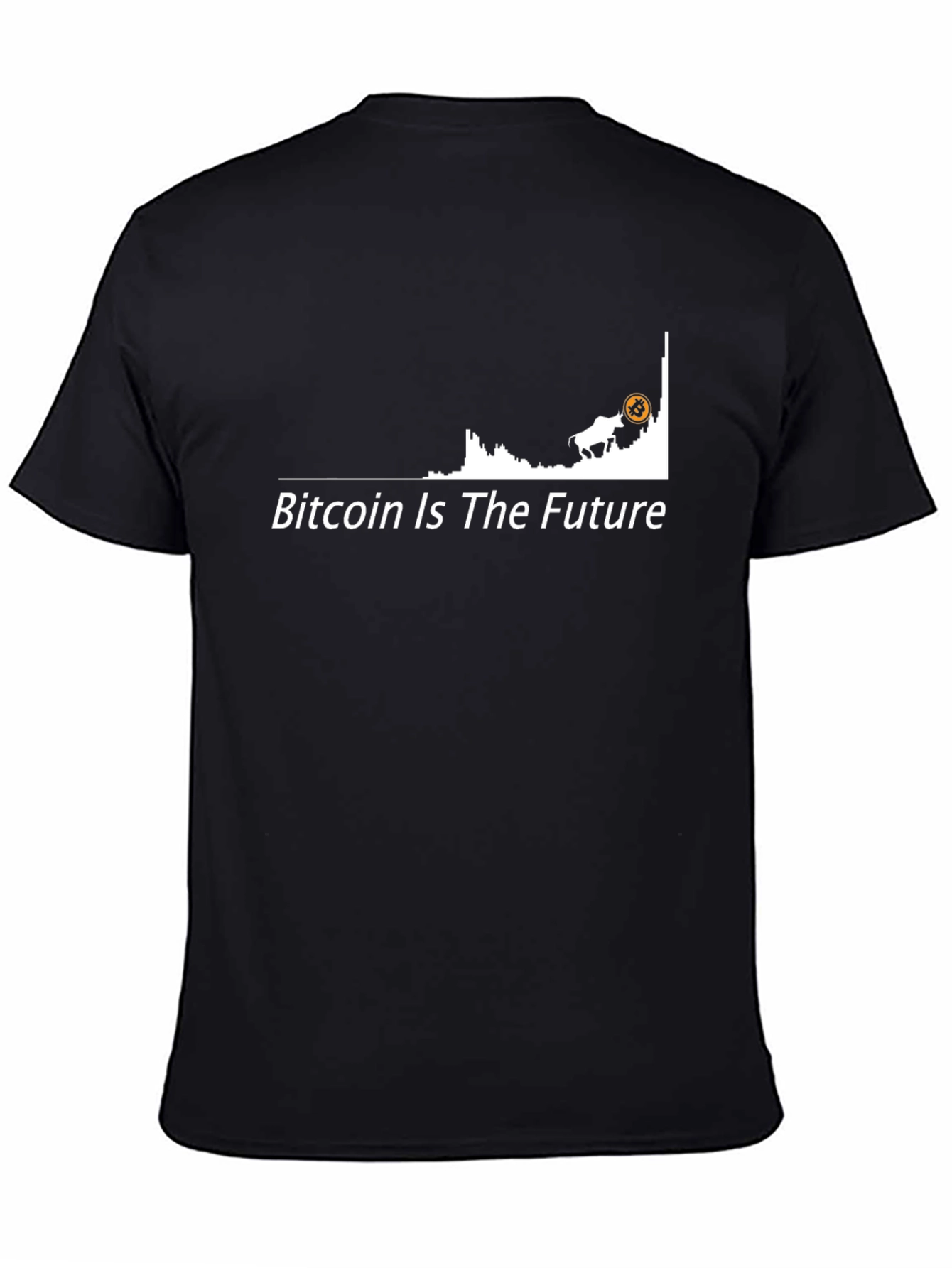 Bitcoin Is The Future Black T-Shirt