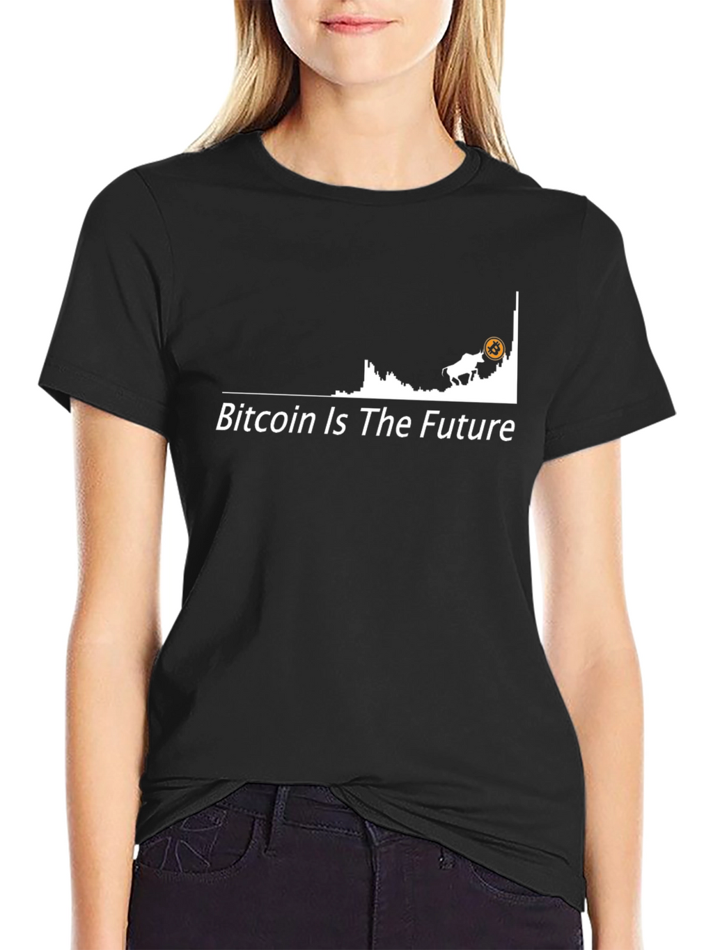 Bitcoin Is The Future Black T-Shirt
