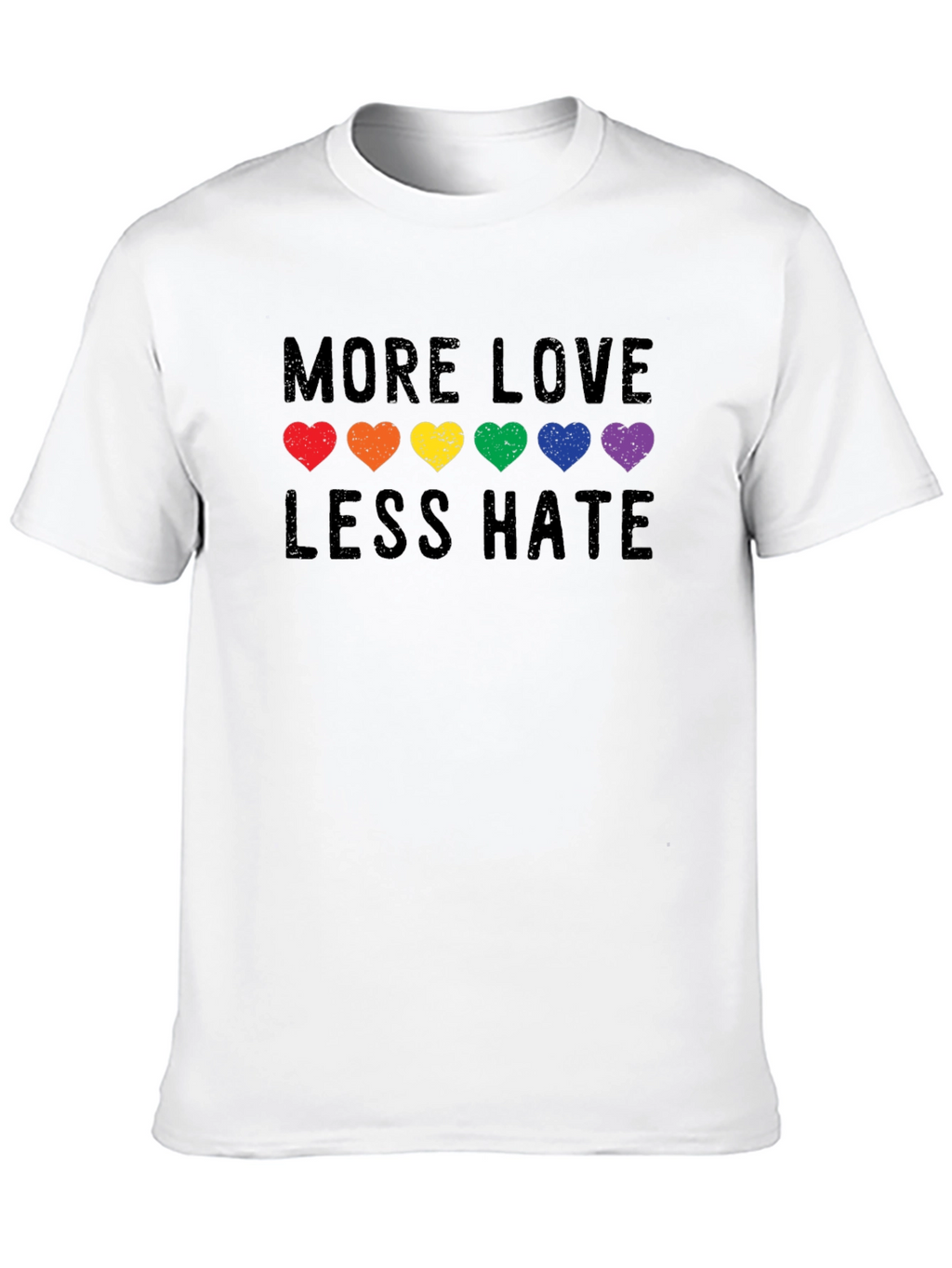 More Love Less Hate Pride T-Shirt