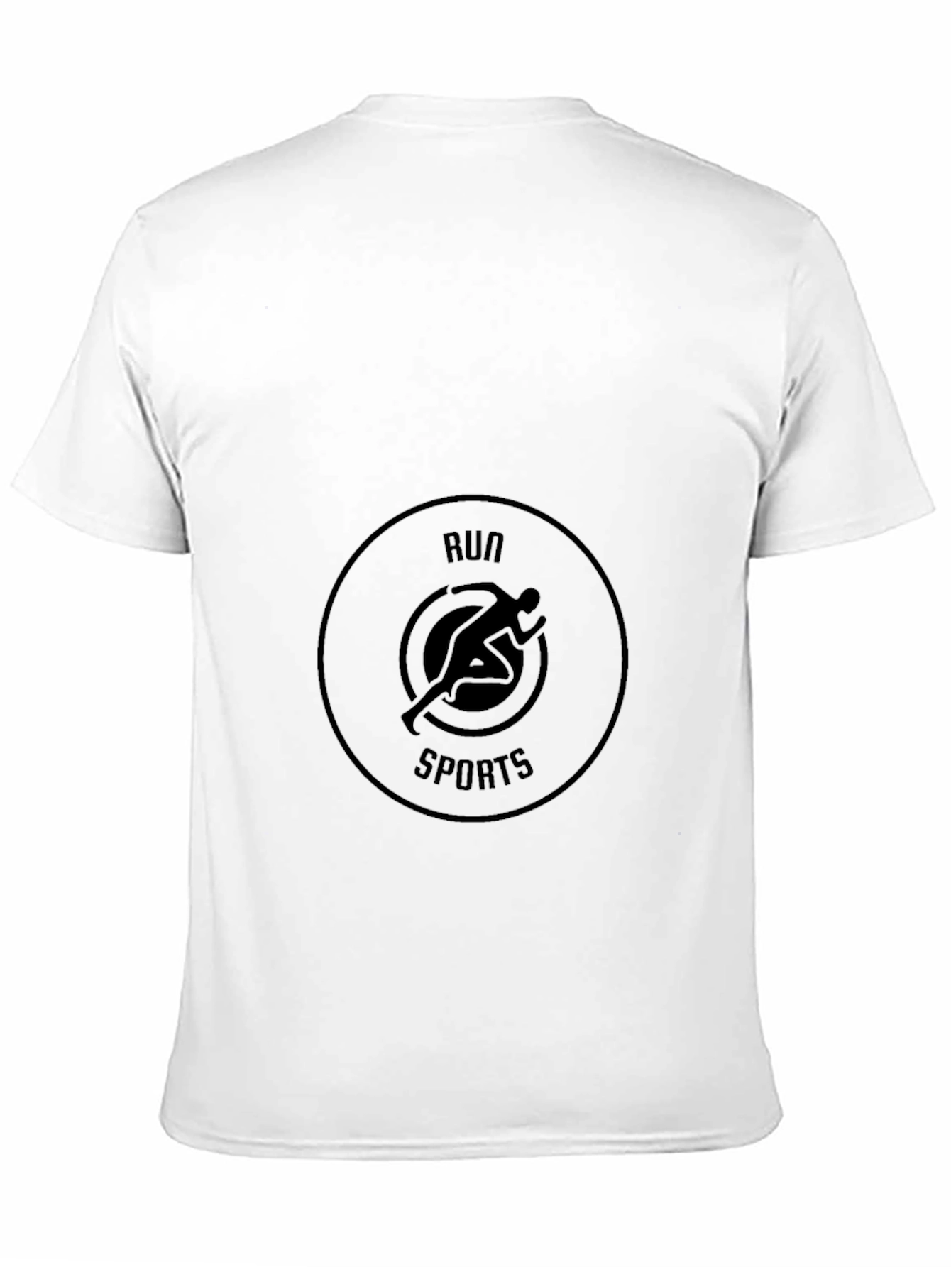 Run Sports Graphic T-Shirt - Black