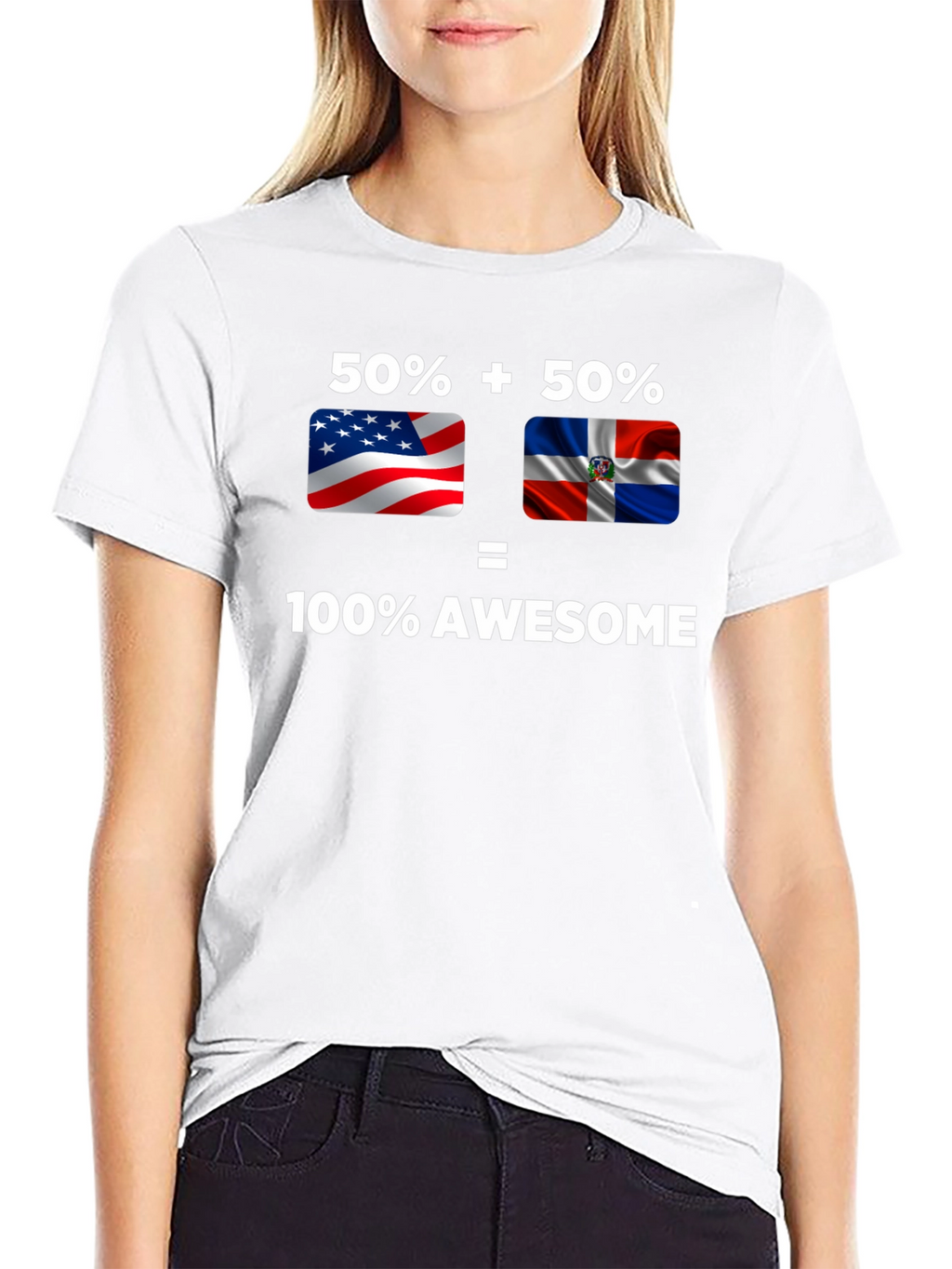 Awesome USA & Dominican Republic T-Shirt
