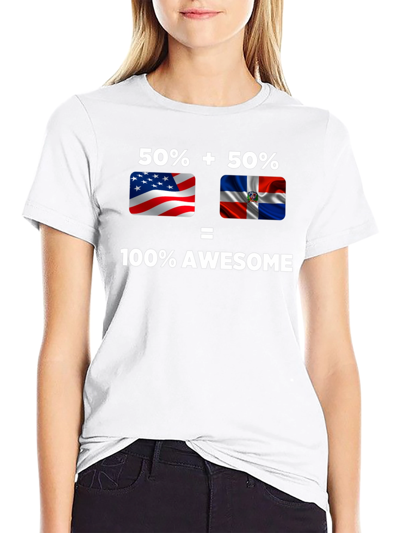 Awesome USA & Dominican Republic T-Shirt