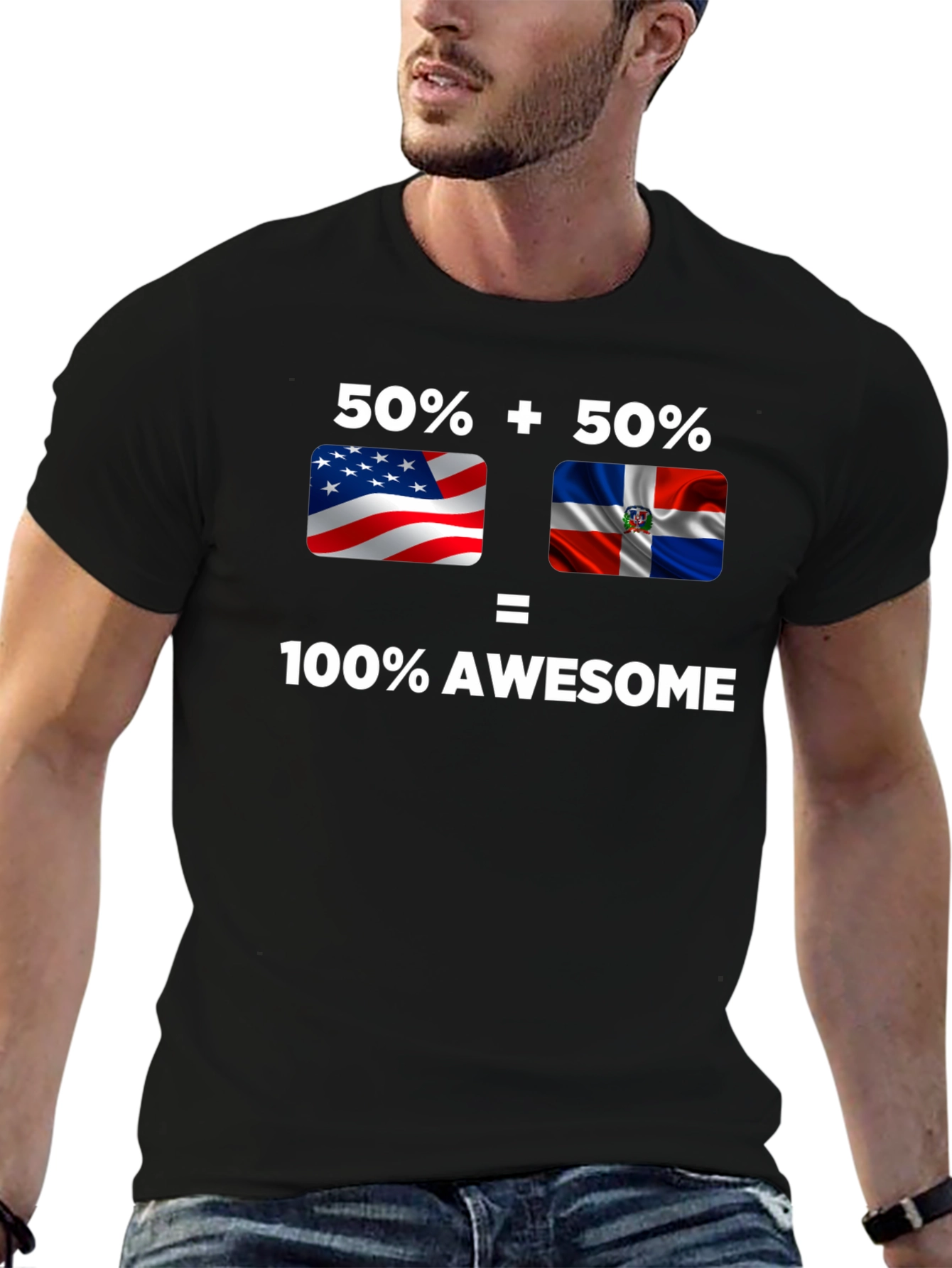 Awesome USA & Dominican Republic T-Shirt
