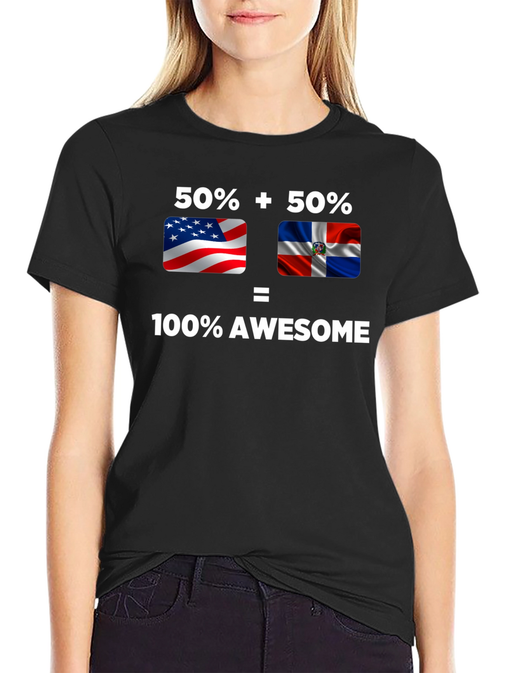 Awesome USA & Dominican Republic T-Shirt