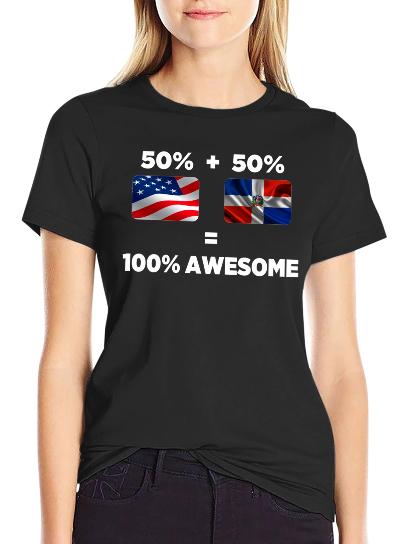 Awesome USA & Dominican Republic T-Shirt