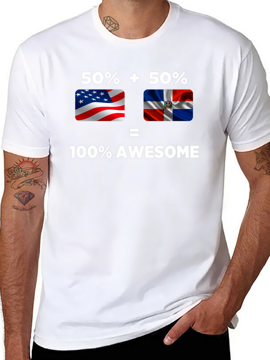Awesome USA & Dominican Republic T-Shirt
