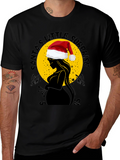 Santas Little Surprise Pregnancy T-Shirt