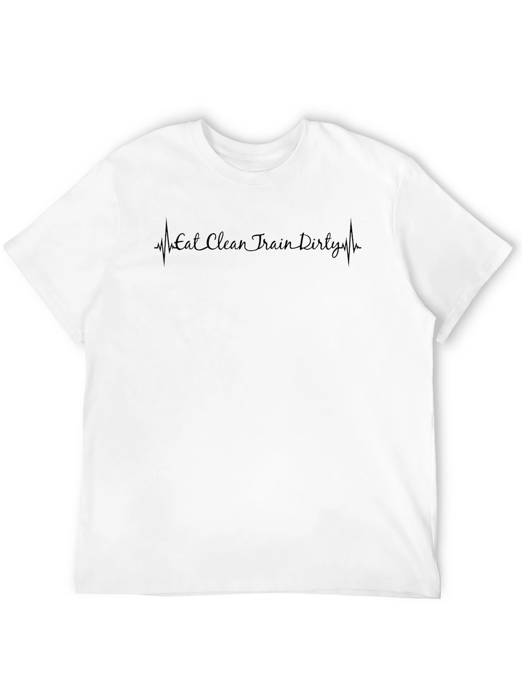 Eat Clean Train Dirty Black T-Shirt