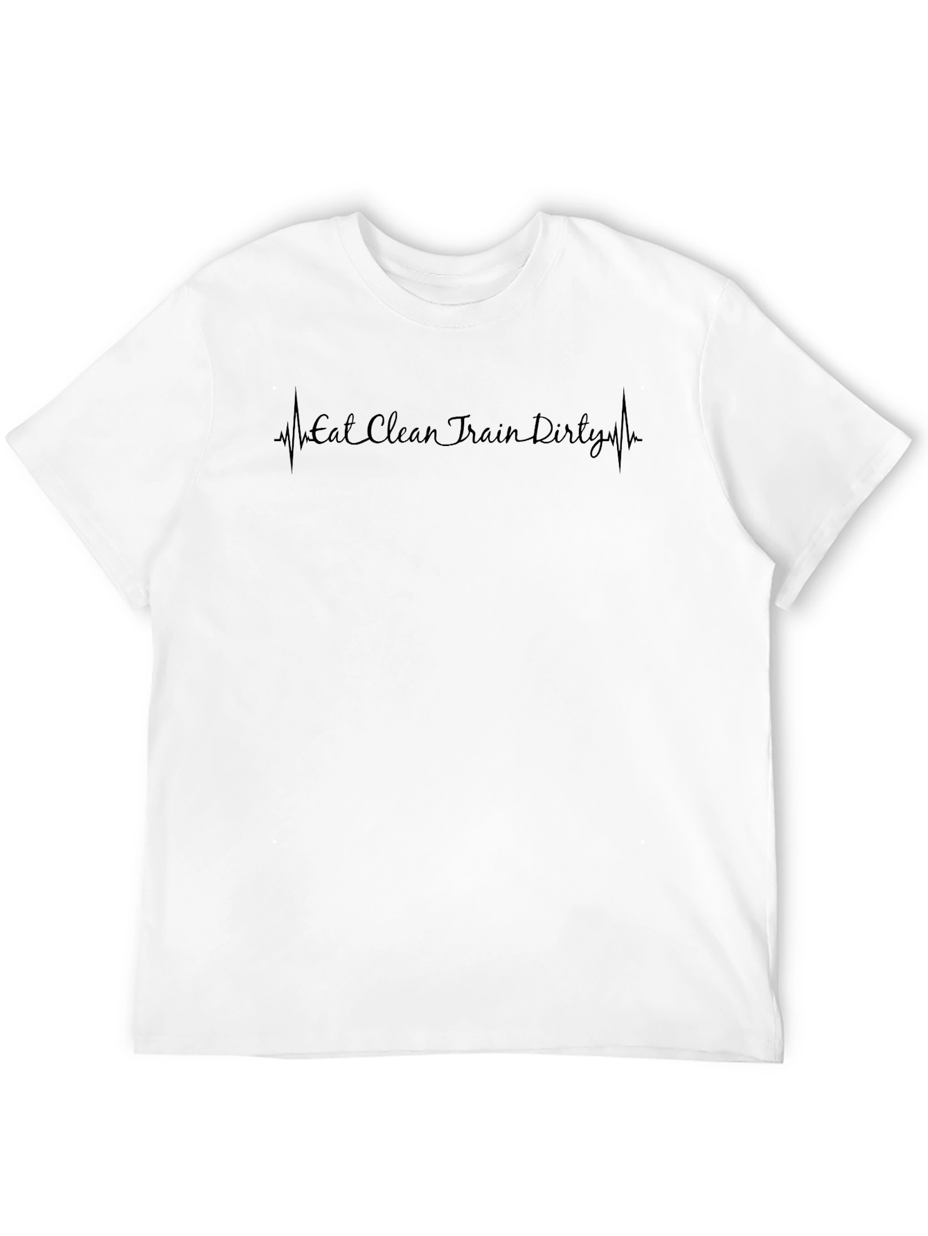 Eat Clean Train Dirty Black T-Shirt
