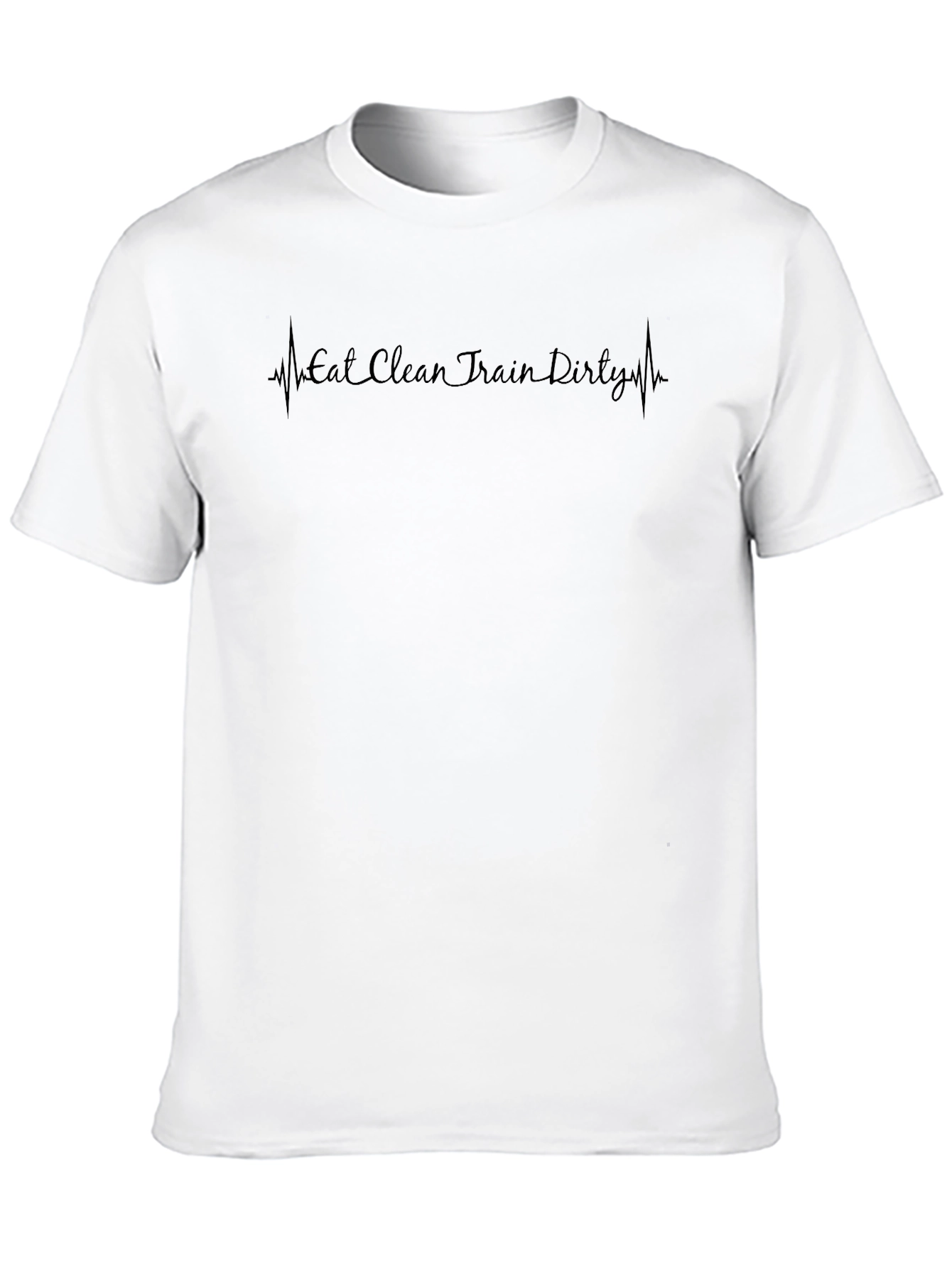 Eat Clean Train Dirty Black T-Shirt