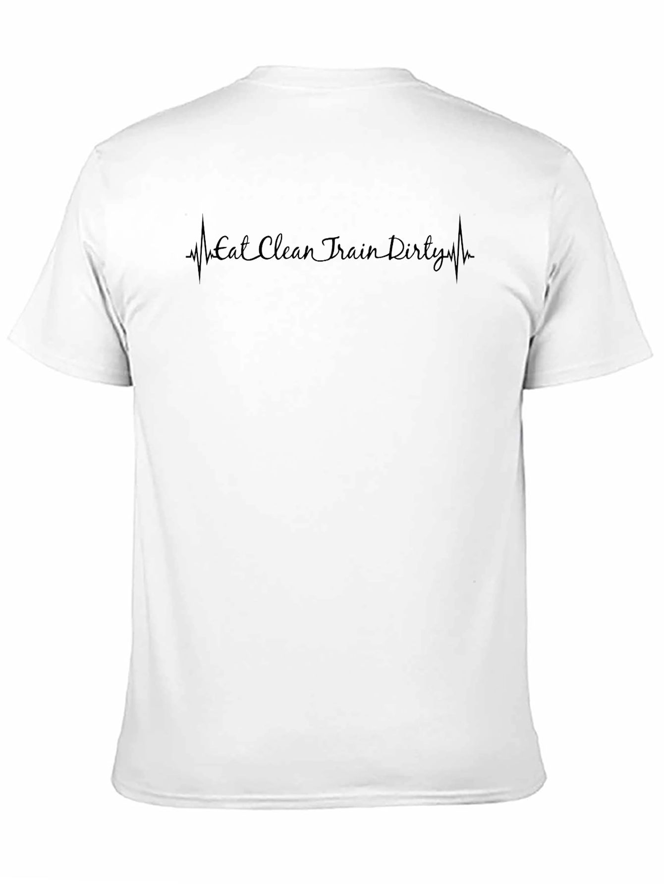 Eat Clean Train Dirty Black T-Shirt