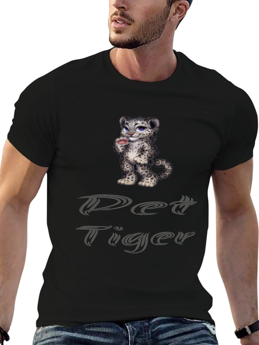 Pet Tiger Graphic Tee