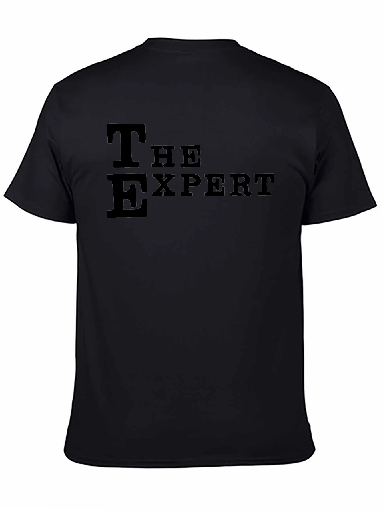 The Expert - Mens Black T-Shirt
