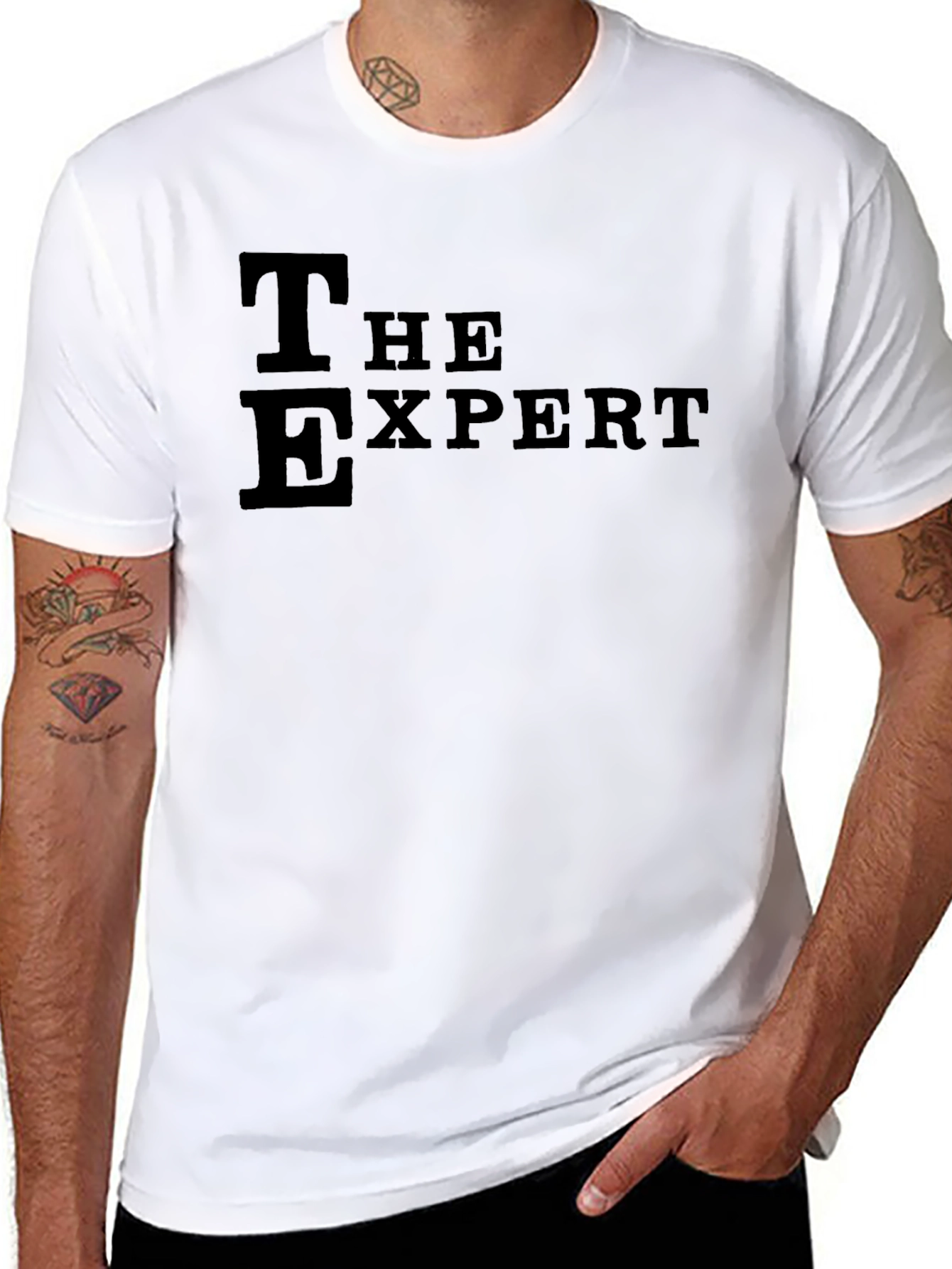The Expert - Mens Black T-Shirt
