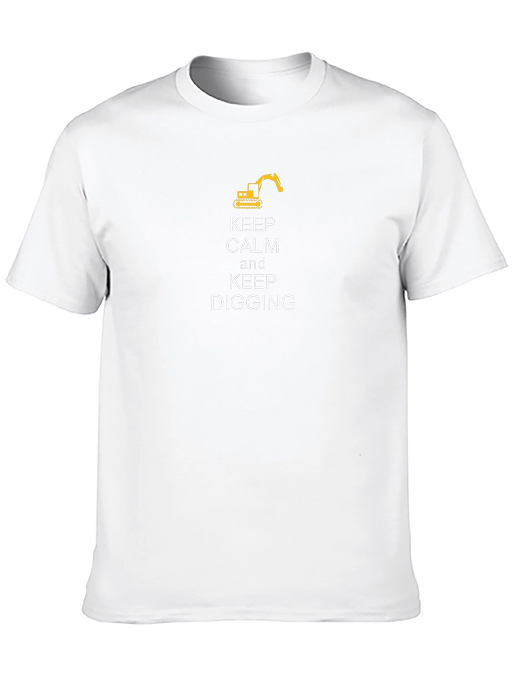 Keep Calm and Keep Digging Black T-Shirt