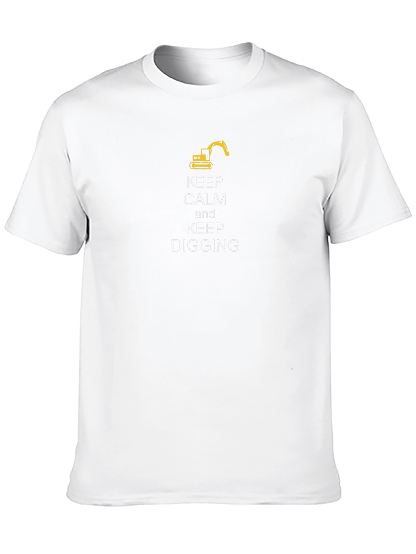 Keep Calm and Keep Digging Black T-Shirt