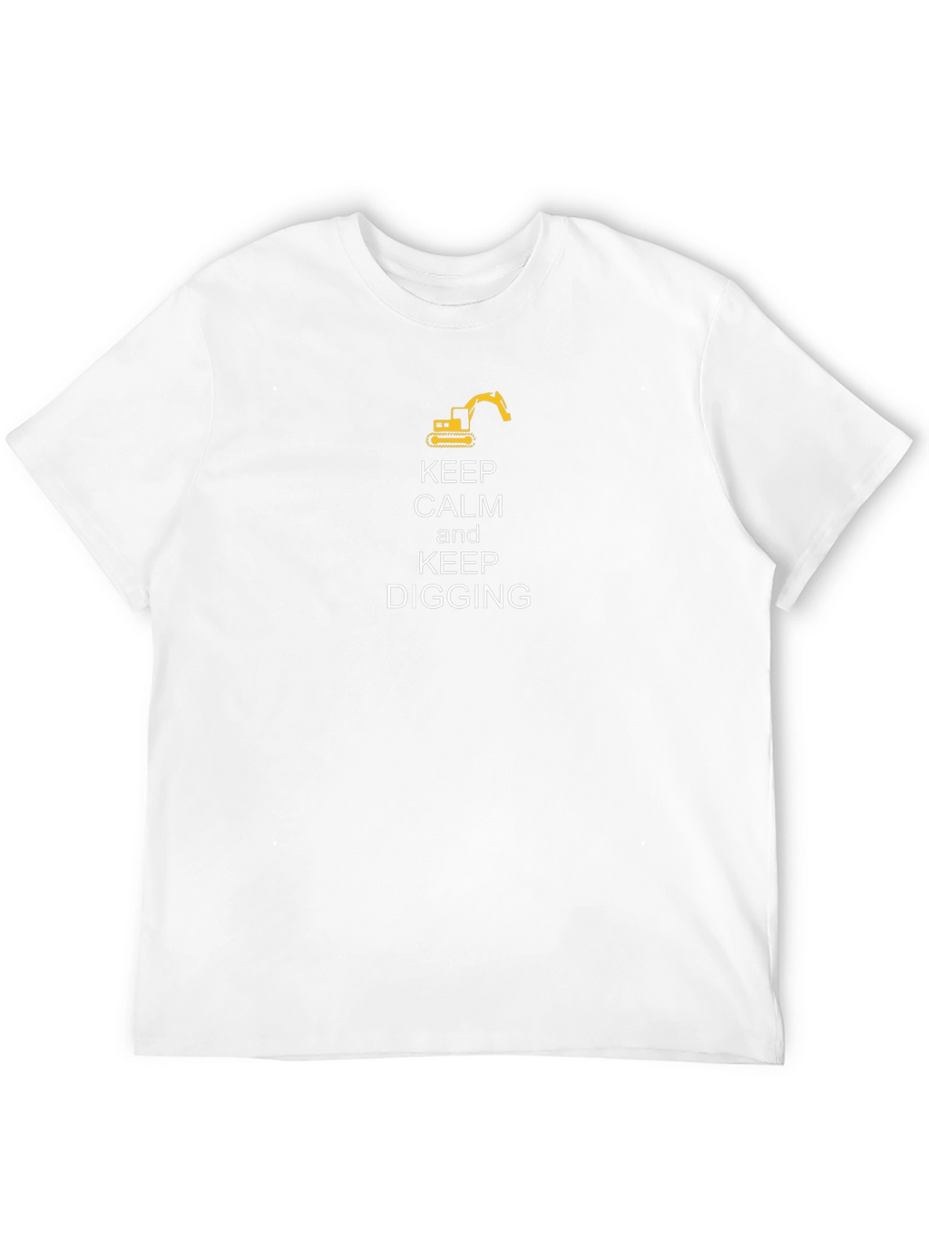 Keep Calm and Keep Digging Black T-Shirt