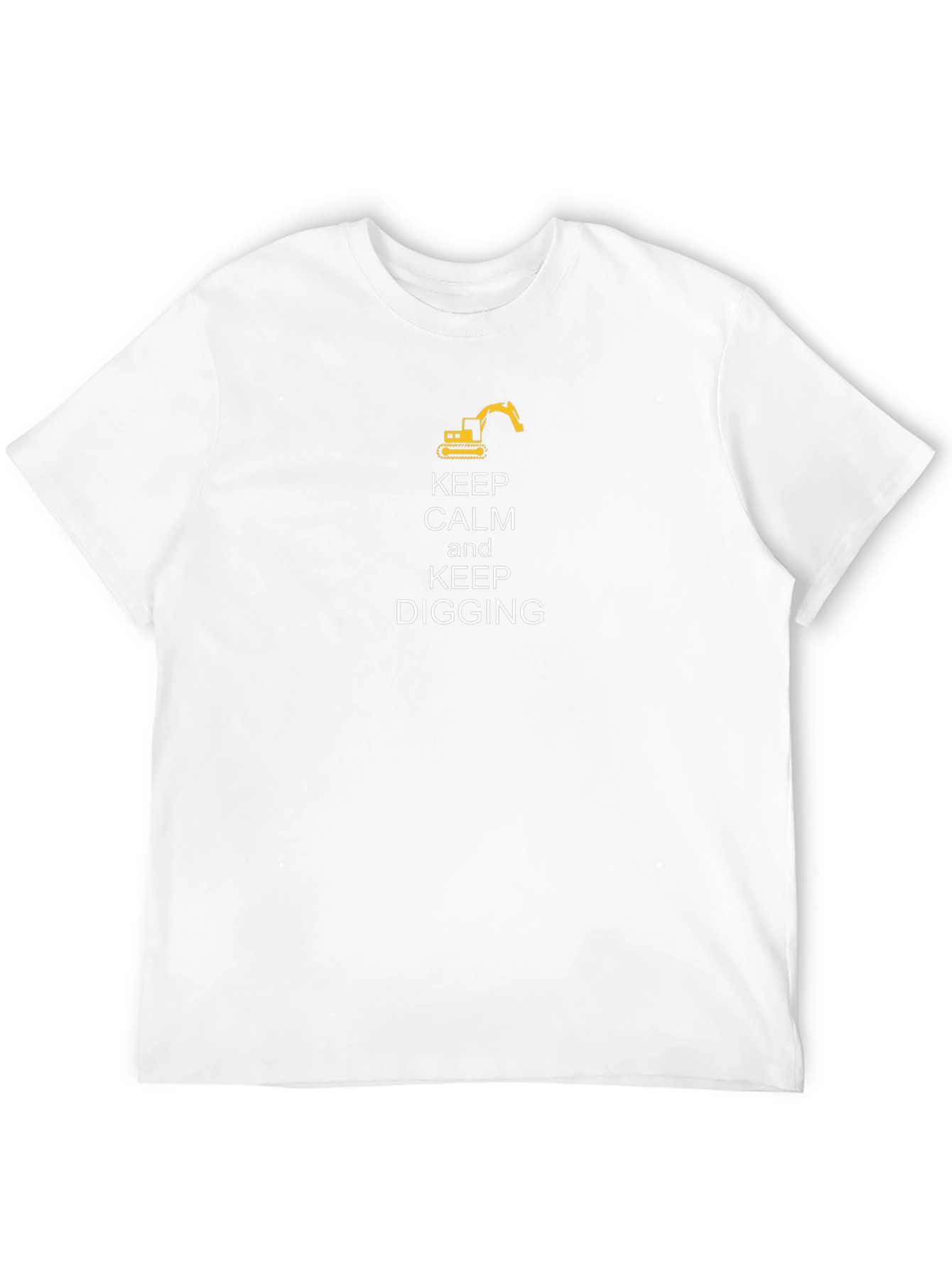 Keep Calm and Keep Digging Black T-Shirt