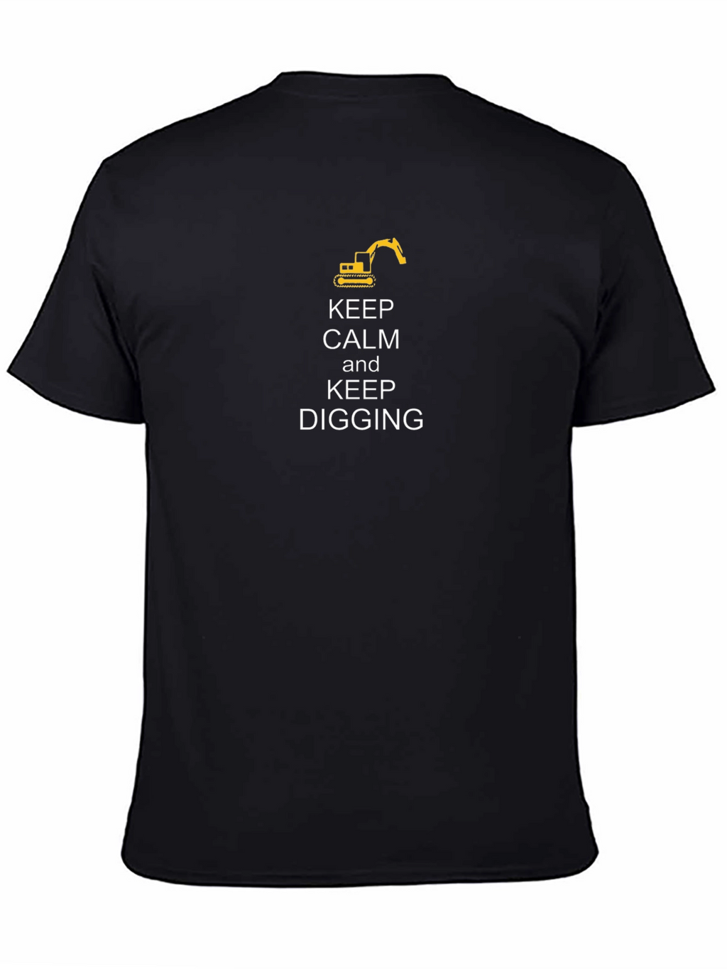 Keep Calm and Keep Digging Black T-Shirt