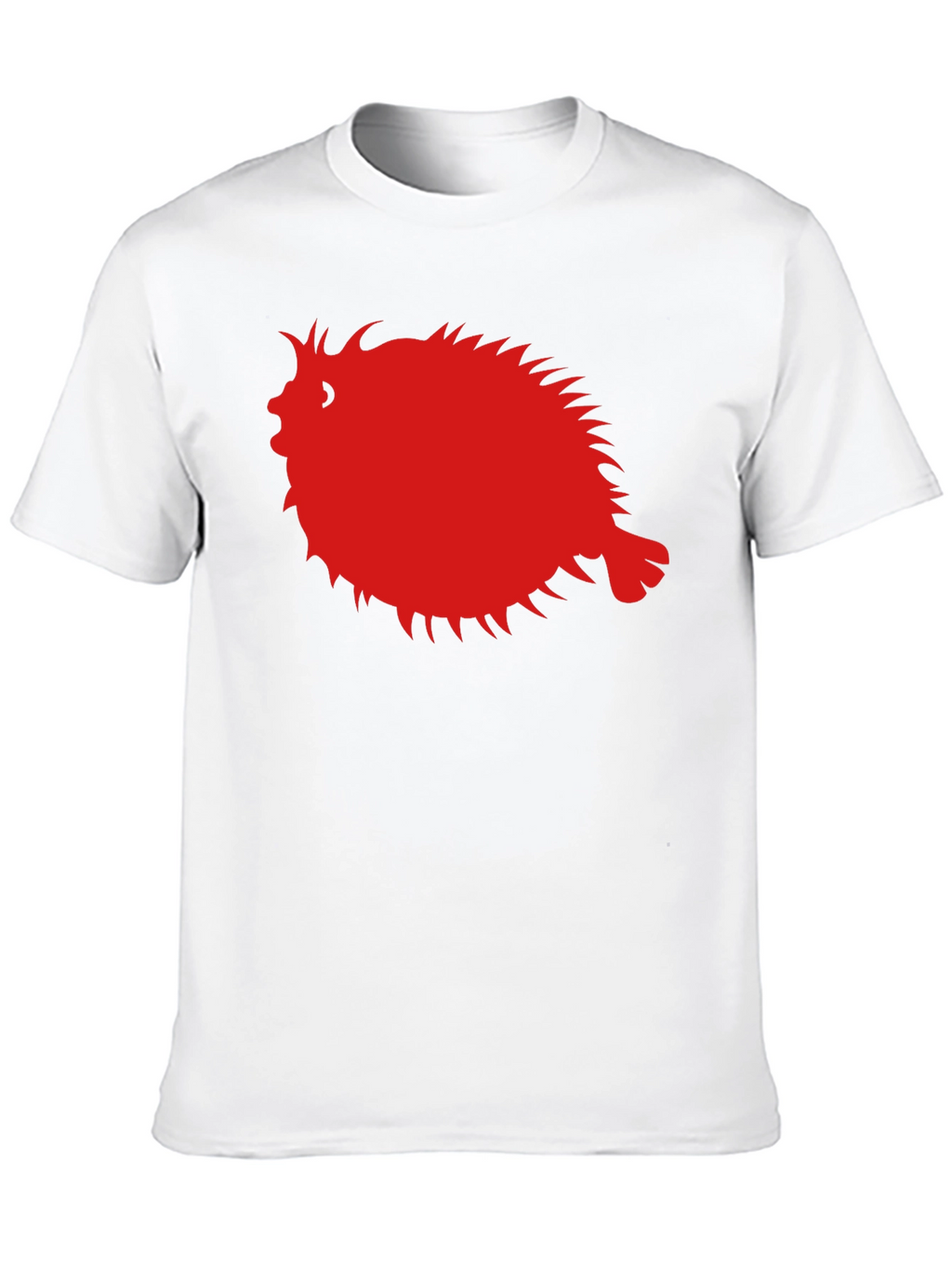 Pufferfish Graphic Tee - Black Cotton Comfort